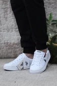 U.S. Polo Assn. Costa Beyaz Lacivert Orijinal Ürün Sneaker Erkek Ayakkabı - 3