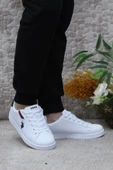 U.S. Polo Assn. Costa Beyaz Lacivert Orijinal Ürün Sneaker Erkek Ayakkabı - 1