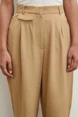 Kemer Detaylı Klasik Pantolon Bej thumbnail 5