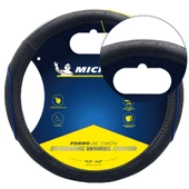 Michelin Mc1003naz Premium Suni Deri Direksiyon Kılıfı Mavi - 8