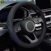 Michelin Mc1003naz Premium Suni Deri Direksiyon Kılıfı Mavi - 3