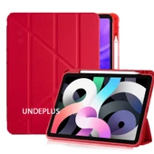 Apple iPad Air 11inç M2/M3 2025-2024 Kılıf Kalem Bölmeli Trifolding Case - 4