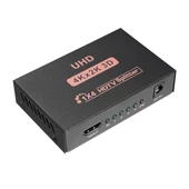 Hytech HY-LU4 4 Port 4K*2K HDMI Splitter - 1