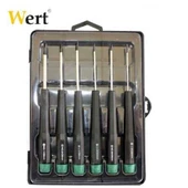 WERT 2262 Darbeye Dayanıklı Elektronikçi Mini Tornavida Seti 6 Lı - 1