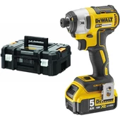 Dewalt DCF887P2-QW 18V/5.0Ah Li-ion Çift Akülü Kömürsüz Profesyonel Darbeli Tornavida - 1