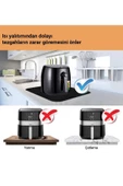 Valerine Life Airfryer Matı Isıya Dayanıklı Su Geçirmez Kaymaz Yıkanabilir Siyah Pad 35x45cm - 3
