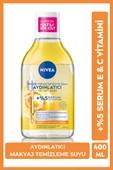 Nivea Aydınlatıcı Micellar Makyaj Temizleme Suyu 400ml, Serum İçerikli, Donuk ve Hassas Cilt Tipleri - 1