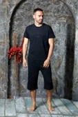 Pamuklu Desenli Kapri Erkek Pijama Takımı - 6