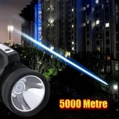Su Geçirmez El Feneri Sarj Edilebilir Projektör Cree Led El Lambası 15 W 8000 mAh Beyaz Işık 5 km - 2