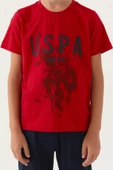 Us Polo Erkek Çocuk Kırmızı Kısa Kol Pijama Takımı 1739 thumbnail 2
