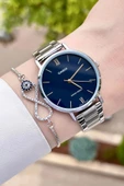 Casio CSISTE30 Kadranı Lacivert Kordonu Gümüş Renk Hediye Paketli Kadın Kol Saati - 4