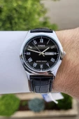 Casio CSISTE8 Kasası Gümüş Kordonu Siyah Renk Hediye Paketli Erkek Kol Saati - 2