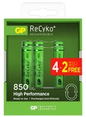 Gp AAA 850 mAh Şarjlı İnce Kalem Pil  4+2'li Paket Recyko GPHCH83BOK thumbnail 1