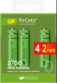 GP AA 2600 mAh Şarjlı Kalem Pil 4+2'li Paket GP270AAHCE4-2 thumbnail 1