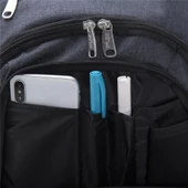 Plm Lidya Gri 15.6" Notebook Sırt Çantası thumbnail 2