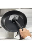IKEA Rınnıg Ikea Vantuzlu Plastik Bulaşık Fırçası  Siyah - 3