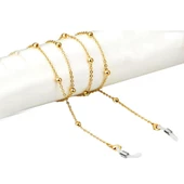 Her Gözlüğe Uygun Minik Top Tasarım Trend Gözlük Zinciri - 2