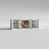 Kenzlife hazır mutfak silvanus byz 060*180*32 mutfak banyo dolabı kapaklı raflı - 3
