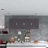 Kenzlife hazır mutfak silvanus gri 060*180*32 mutfak banyo dolabı kapaklı raflı thumbnail 4