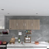 Kenzlife hazır mutfak silvanus crd 060*180*32 mutfak banyo dolabı kapaklı raflı - 4