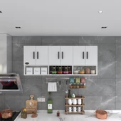 Kenzlife hazır mutfak vice byz 060*180*32 mutfak banyo dolabı kapaklı raflı thumbnail 4