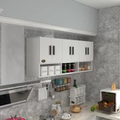 Kenzlife hazır mutfak liberato byz 060*150*32 mutfak banyo dolabı kapaklı raflı - 1