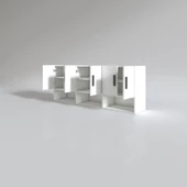 Kenzlife hazır mutfak liberato byz 060*150*32 mutfak banyo dolabı kapaklı raflı - 2
