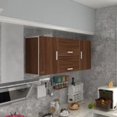 Kenzlife hazır mutfak lucida cvz 060*150*32 mutfak banyo dolabı kapaklı raflı - 1