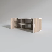 Kenzlife hazır mutfak lucida crd 060*150*32 mutfak banyo dolabı kapaklı raflı - 3