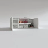 Kenzlife hazır mutfak lucida byz 060*150*32 mutfak banyo dolabı kapaklı raflı thumbnail 2