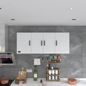 Kenzlife hazır mutfak marina byz 060*150*32 mutfak banyo dolabı kapaklı raflı - 4