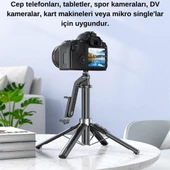 Polham 2in1 Kumandalı Selfie Çubuğu ve Tripod, Telefon, Fotoğraf Makinası İçin 140 Cm Tripod Selfie Çubuğu - 2