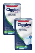 Giggles Külotlu Yetişkin Hasta Bezi Büyük Boy L Beden 30 Lu X 2 Adet - 1
