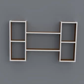 Kenzlife kitaplık gülsu 060*100*20 cvz duvar rafı thumbnail 2