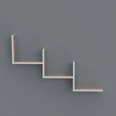 Kenzlife kitaplık günan 060*090*20 crd duvar rafı thumbnail 2