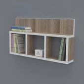 Kenzlife kitaplık hayal 030*060*20 crd duvar rafı - 1