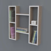 Kenzlife kitaplık melisa 060*060*20 crd duvar rafı thumbnail 1