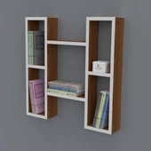 Kenzlife kitaplık melisa 060*060*20 cvz duvar rafı thumbnail 1