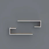 Kenzlife kitaplık kayra 015*060*20*2 crd duvar rafı thumbnail 2