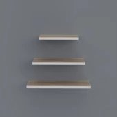 Kenzlife kitaplık nadire 000*050-040-030*20 crd duvar rafı thumbnail 2