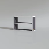 Kenzlife kitaplık nihan 040*060*20 gri duvar rafı thumbnail 3