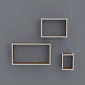 Kenzlife kitaplık neslişah 030*060*20*3 cvz duvar rafı thumbnail 2