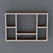 Kenzlife kitaplık neşve 040*060*20 cvz duvar rafı thumbnail 2