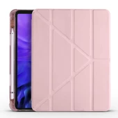 Vendas Apple iPad Air 11 2024 Kılıf Zore Tri Folding Kalem Bölmeli Standlı Kılıf - 6