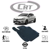 Renault Clio 4 2011-2019 Tek Sol 3D Araca Özel Paspas - 2