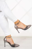 Erkan Saçmacı Liana Platin Kaplama Fileli Stiletto - 1