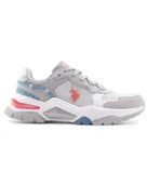 U.s. Polo Assn. Vincent 4Fx Erkek Gri-Turuncu-Mavi Sneaker Ayakkabı - 1
