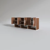 Kenzlife hazır mutfak vice cvz 060*180*32 mutfak banyo dolabı kapaklı raflı - 3