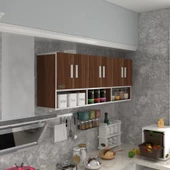 Kenzlife hazır mutfak vice cvz 060*180*32 mutfak banyo dolabı kapaklı raflı - 1