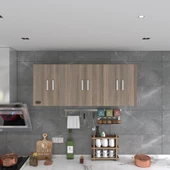 Kenzlife hazır mutfak nonus crd 060*150*32 mutfak banyo dolabı kapaklı raflı thumbnail 4